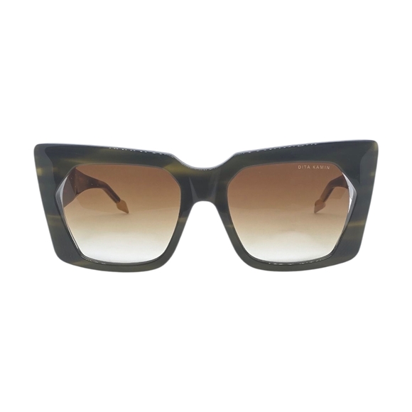 DITA Women's Green Tortoise Sunglasses - Picture 1 of 9